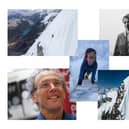 Clockwise from top left: a still from Reel Rock: Jirishanca; climber Anna Fleming; a still from Of A Lifetime; Stephen Venables; Mollie Hughes on her way up Everest in 2012