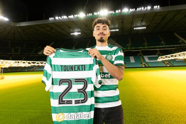 Celtic signed Tunisian winger Sebastian Tounekti from Hammarby on deadline day.