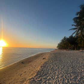 One of the stunning sunsets during my visit to Mauritius