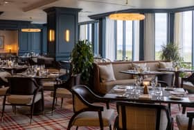 Road Hole restaurant in the Old Course Hotel, St Andrews
