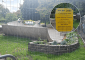 The site's opening has been delayed following a safety inspection 