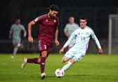 Lennon Miller made a late substitute appearance for Scotland in the World Cup qualifying victory over Belarus at the ZTE Arena in Zalaegerszeg, Hungary.