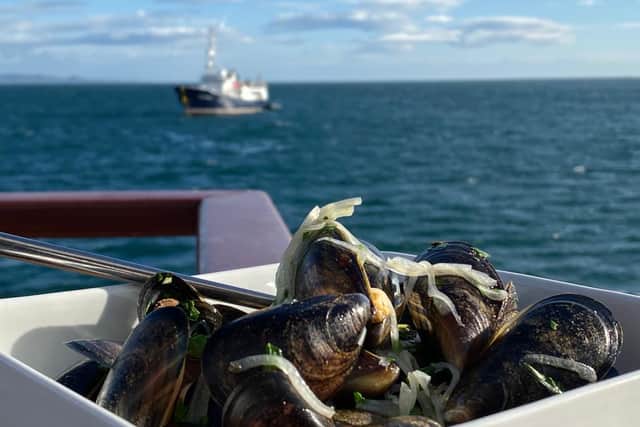 Hebrides Cruises mussels
