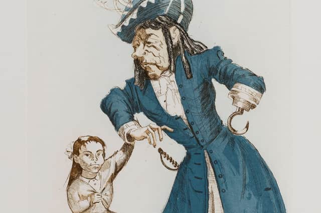 Detail from Wendy and Hook by Paula Rego