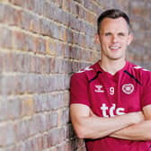 Lawrence Shankland during a Heart of Midlothian press conference at the Oriam, on September 09, 2025, in Edinburgh, Scotland. (Photo by Mark Scates / SNS Group)