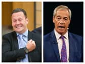 Scottish Conservative leader Russell Findlay and Reform leader Nigel Farage