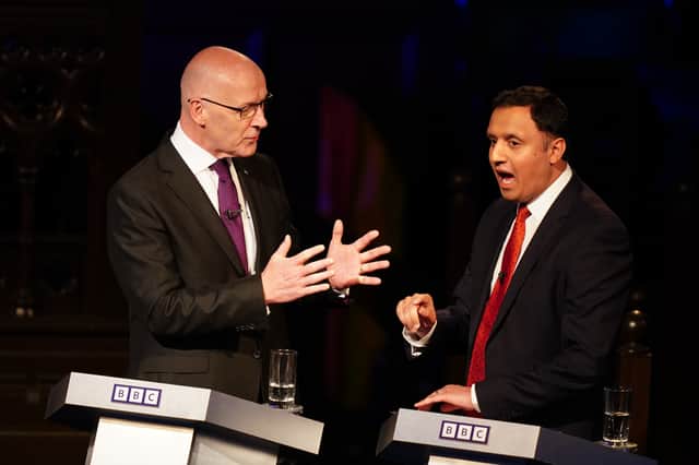 John Swinney and Anas Sarwar are vying to become the next first minister