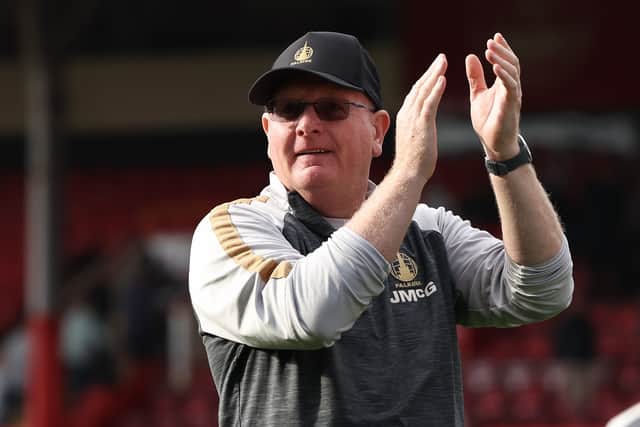 Falkirk manager John McGlynn.