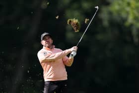 Richie Ramsay in action during the second round of the BMW PGA Championship at Wentworth Golf Club