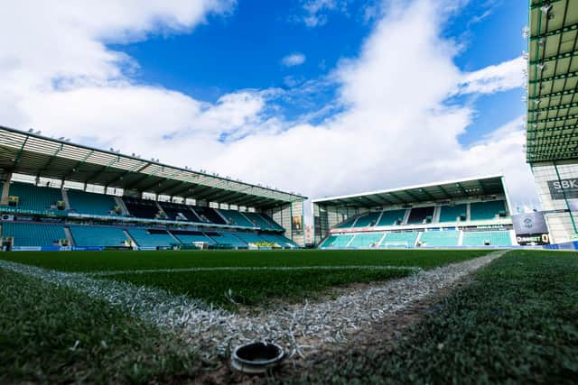 Hibs host Dundee United in the William Hill Premiership at Easter Road on Saturday. (Photo by Mark Scates / SNS Group)