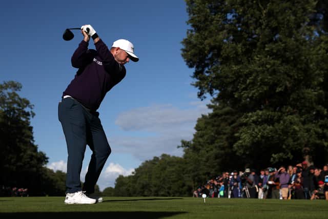 Ewen Ferguson pictured on day three of the BMW PGA Championship at Wentworth Golf Club