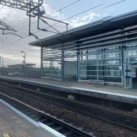 Edinburgh Park train station, where the incident happened.
