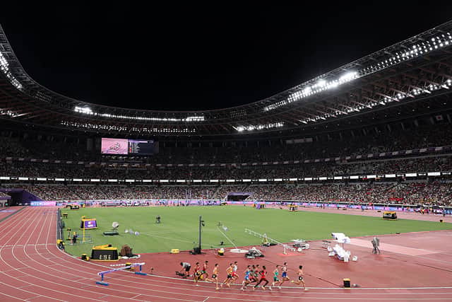 The World Athletics Championships are taking place at Tokyo's Olympic Stadium.