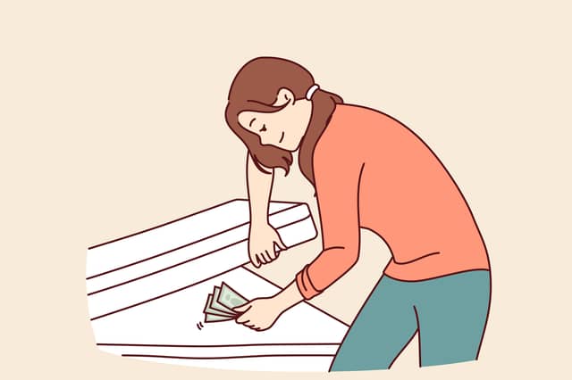Are you stashing cash under the mattress?