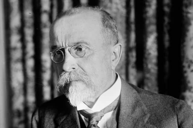Tomas Garrigue Masaryk (1850-1937), the first President of Czechoslovakia, who served from 1918-1935.