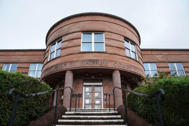 A general view of Falkirk Sheriff Court.