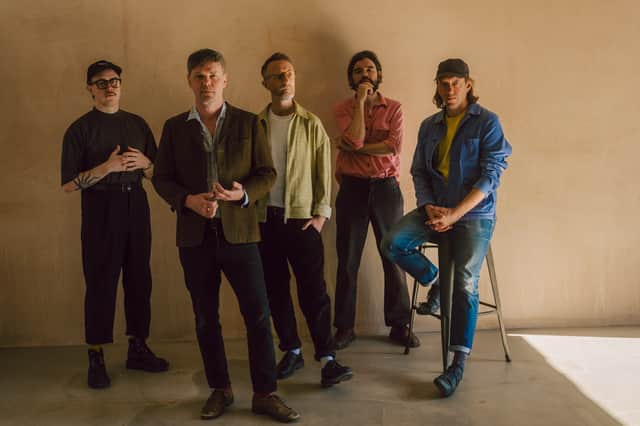 Idlewild in 2025: Luciano Rossi, Roddy Woomble, Rod Jones, Andrew Mitchell and Colin Newton