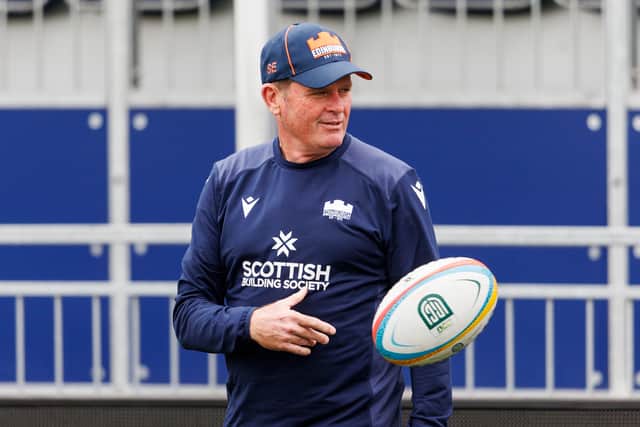 Edinburgh head coach Sean Everitt.