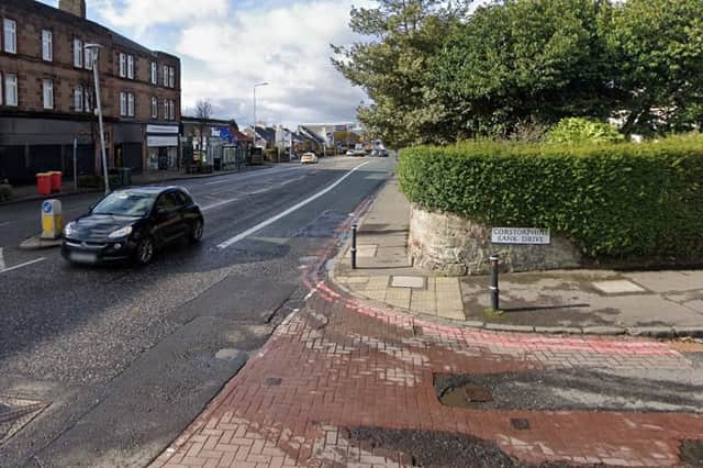 The accident happened at Corstorphine Bank Drive