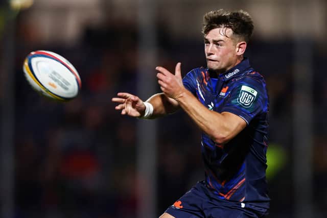 Ross Thompson in action during the friendly pre-season match between Edinburgh and Ealing Trailfinders.