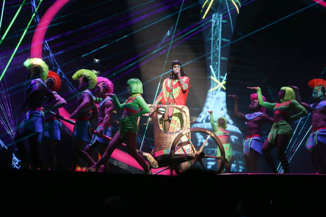 Katy Perry performing in 2014
