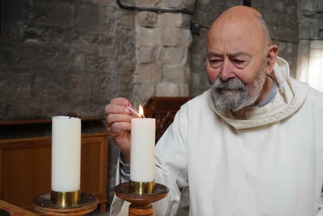 I interviewed the current longest serving Pluscarden monk, Fr Giles, about life at the abbey.
