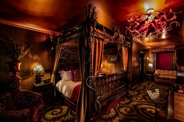 Ardbeg House - the monster room with what's thought to be the biggest bed on the island.