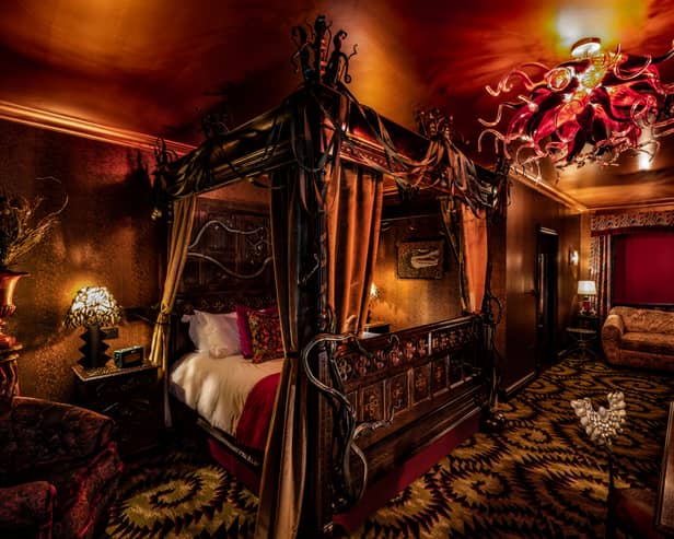 Ardbeg House - the monster room with what's thought to be the biggest bed on the island.