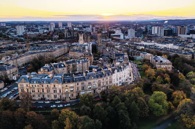 Park Circus in the West End – an area that features in Savills’ hotspot map for house prices