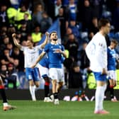 Rangers' Nicolas Raskin reacts at the final whistle after the UEFA Europa League defeat to Genk at Ibrox.