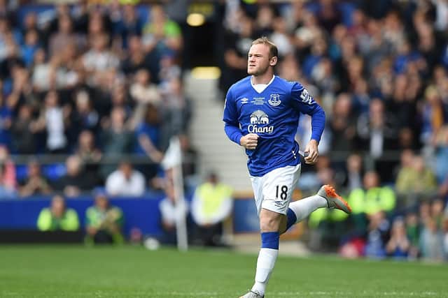 Wayne Rooney during his second spell at Everton in 2015. Cr: Getty Images.