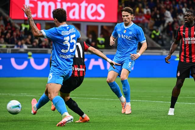 Scott McTominay and Napoli were defeated 2-1 by AC Milan.