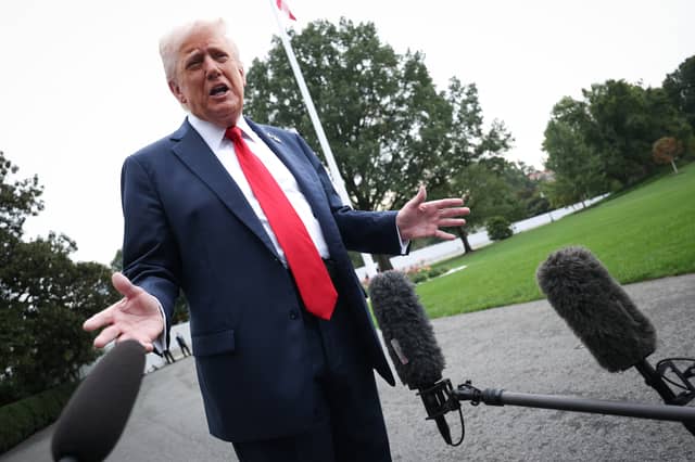 Donald Trump has incorrectly described climate change as a 'con job' (Picture: Win McNamee)