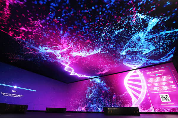 The hypnotising visual is designed to help people 'stand inside their insides'
