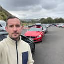 Richard Lumgair at the Holyrood Park car park