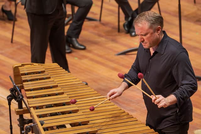 Colin Currie performing James MacMillan's Veni, Veni Emmanuel with the SCO