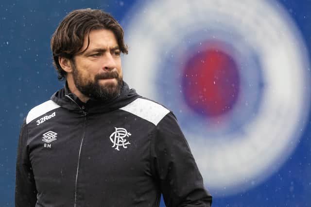 Rangers head coach Russell Martin takes his team to Falkirk on Sunday.