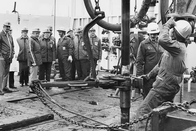 Mr Bailey reflected on the 'pace of progress' during the North Sea oil boom in the 1970s. Picture: Central Press/Hulton Archive/Getty
