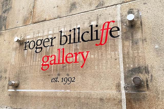 The Roger Billcliffe Gallery on Glasgow's Bath Street, has been open since 1992.