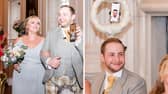 Ross Evans during the wedding at Hopetoun House in South Queensferry when Drew Hoffman was livestreamed from LA.