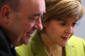 Nicola Sturgeon with Alex Salmond