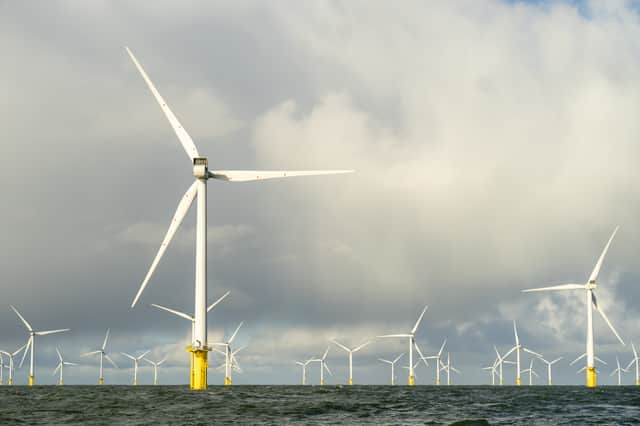 An offshore windfarm