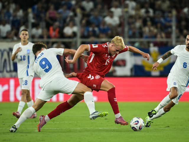 Denmark host Greece is this weekend's crucial World Cup qualification match in Group C. Cr: Getty Images.