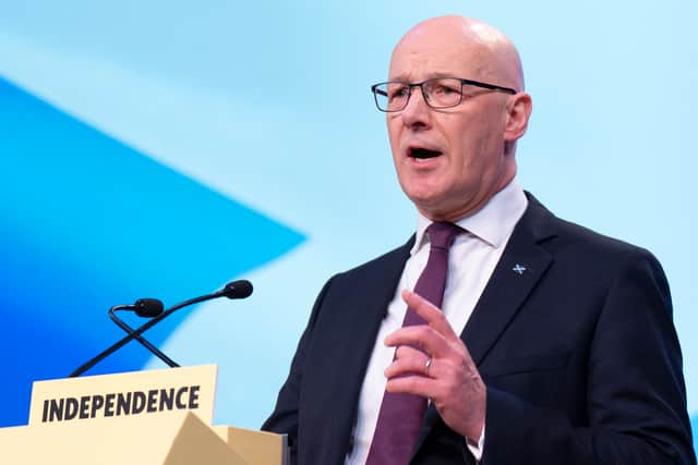 First Minister John Swinney has put his leadership on the line over delivering independence