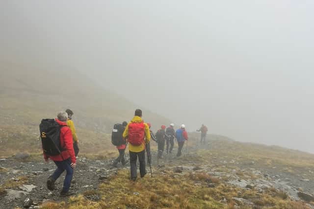 Visibility has been poor throughout the search