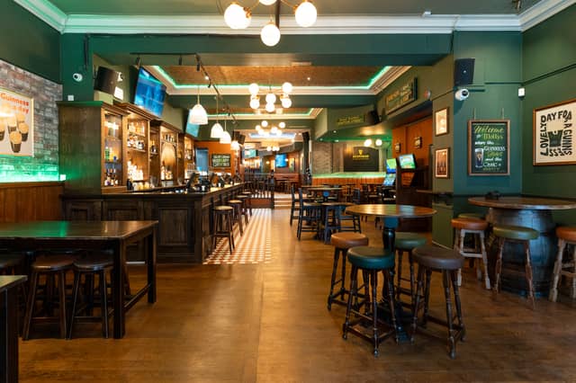 The new expanded bar area inside Aberdeen's Molly Malones.