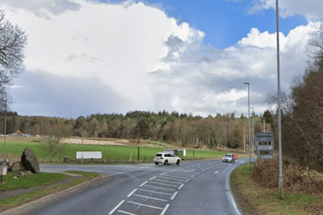 The crash happened on the A93.