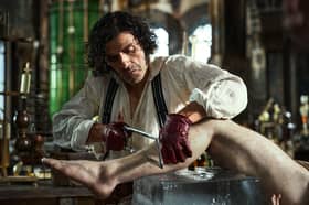 Oscar Isaac as Victor Frankenstein in Frankenstein