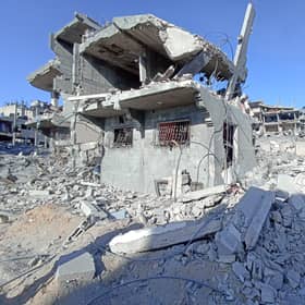 Reham's destroyed home 
