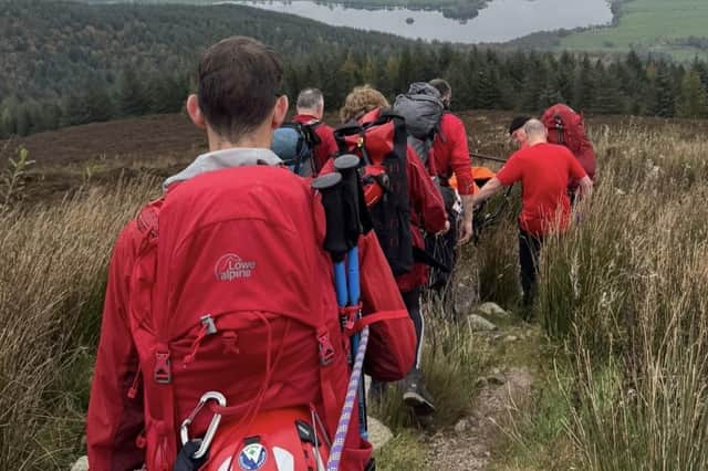 The rescue team were called out at 12:42pm on Thursday